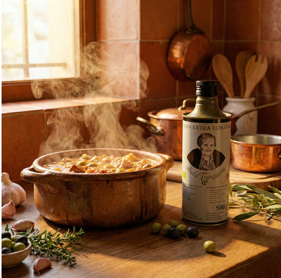 AOVE Eco Lata 500ml Abuela Tranquilina | Máxima calidad y frescura